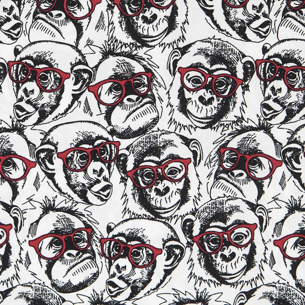 Cotton Poplin Little Monkeys - Ribes y Casals