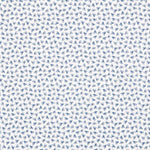 Organic Cotton Poplin Blue Petals - Ribes y Casals