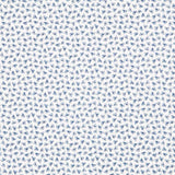 Organic Cotton Poplin Blue Petals - Ribes y Casals