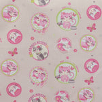 Poplin Printed cats Pink - Ribes y Casals