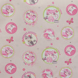 Poplin Printed cats Pink - Ribes y Casals