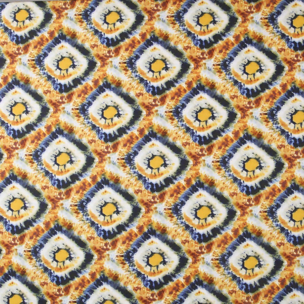 Ethnic Poplin Orange - Ribes y Casals