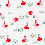 Poplin Little Girl Fuchsia - Ribes y Casals