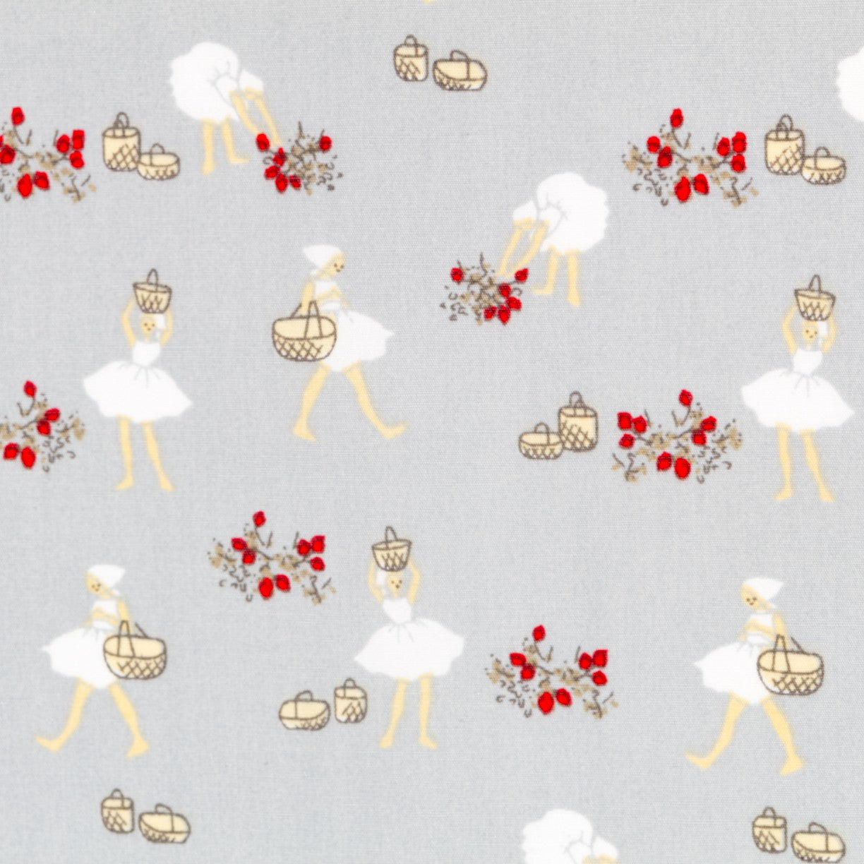 Poplin Little Girl Grey - Ribes y Casals