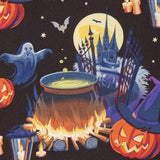 Pumpkin Halloween Poplin - Ribes y Casals