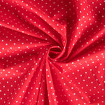 Poplin for Kids Dots Red - Ribes y Casals