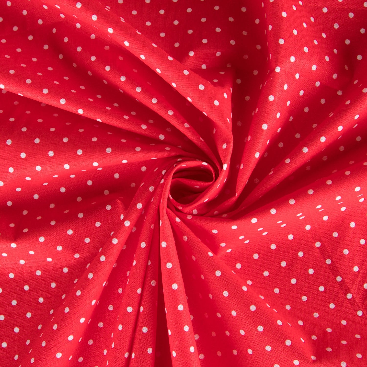 Poplin for Kids Dots Red - Ribes y Casals