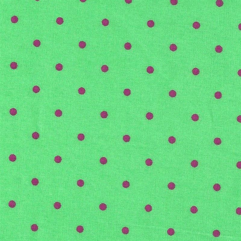 Poplin Dot Aqua Fuchsia - Ribes y Casals