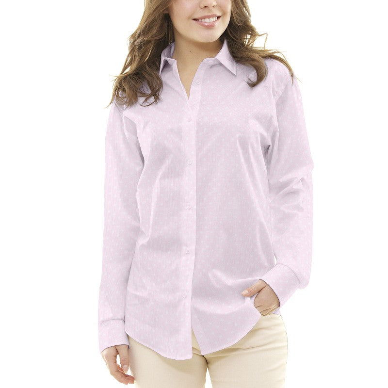 Poplin Needle Dots pink - Ribes y Casals