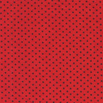 Poplin Dot Red Black - Ribes y Casals