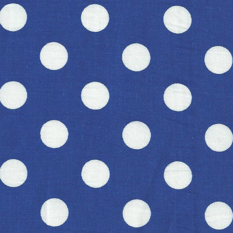 Poplin Dots Dots Blue - Ribes y Casals