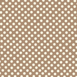 Dotted Flamenco Poplin Beige Background 6mm - Ribes y Casals