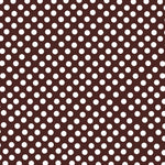 Dotted Flamenco Poplin Chocolate Background 7mm - Ribes y Casals