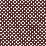 Dotted Flamenco Poplin Chocolate Background 7mm - Ribes y Casals