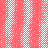 Dotted Flamenco Poplin Coral Background 2mm - Ribes y Casals
