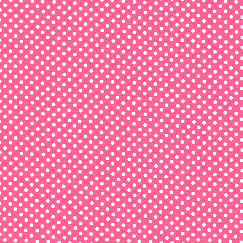 Dotted Flamenco Poplin Fuchsia Background 2mm - Ribes y Casals