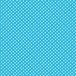 Dotted Flamenco Poplin Turquoise Background 2mm - Ribes y Casals