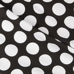 Dotted Flamenco Poplin Black 60mm - Ribes y Casals