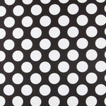 Dotted Flamenco Poplin Black 60mm - Ribes y Casals