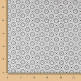 Grey Mandala Poplin - Ribes y Casals