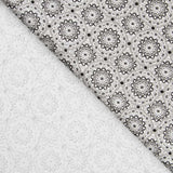 Grey Mandala Poplin - Ribes y Casals