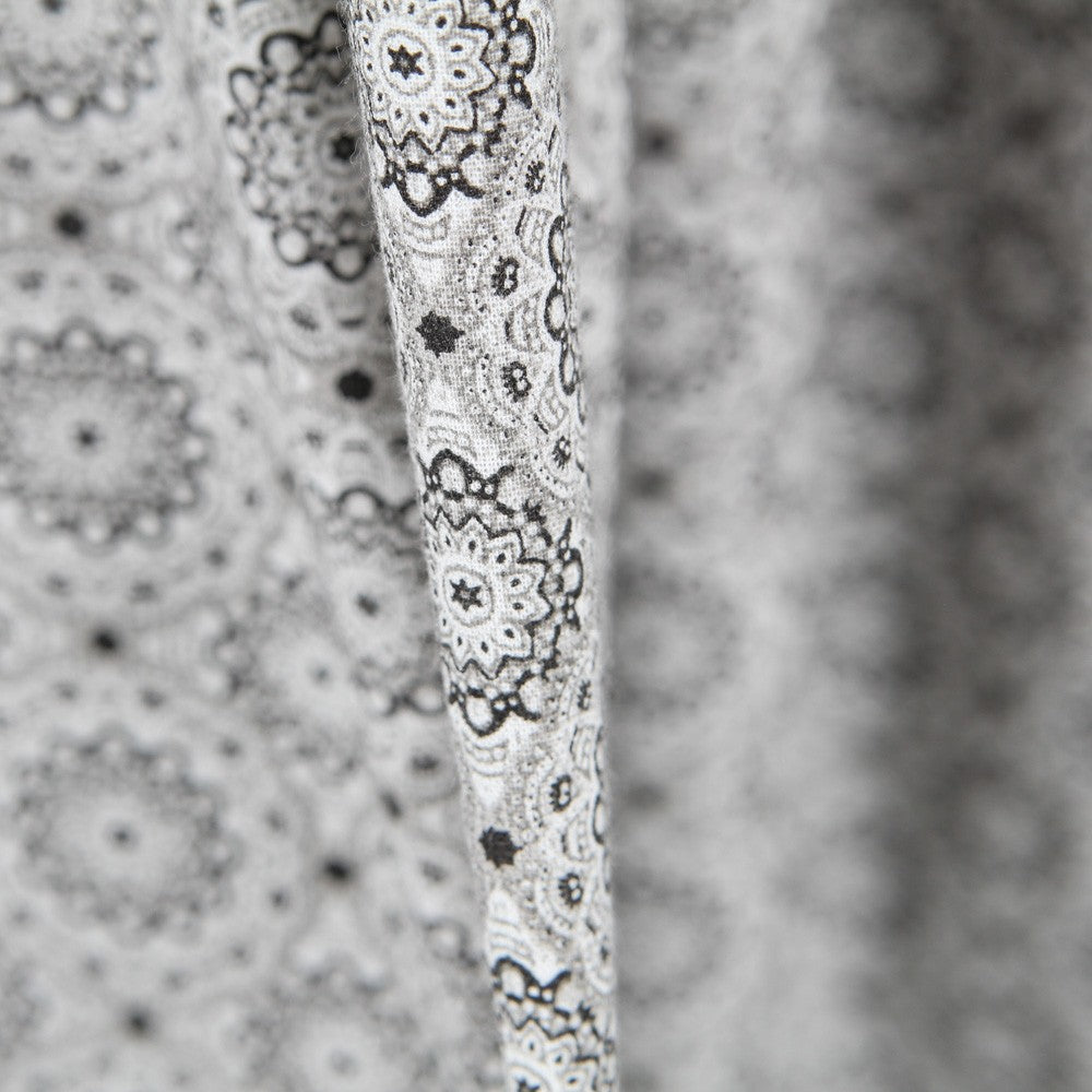 Grey Mandala Poplin - Ribes y Casals