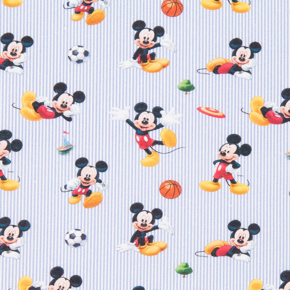 Poplin Mickey Mouse Stripes - Ribes y Casals