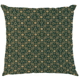 Poplin Christmas Firs Green Background - Ribes y Casals