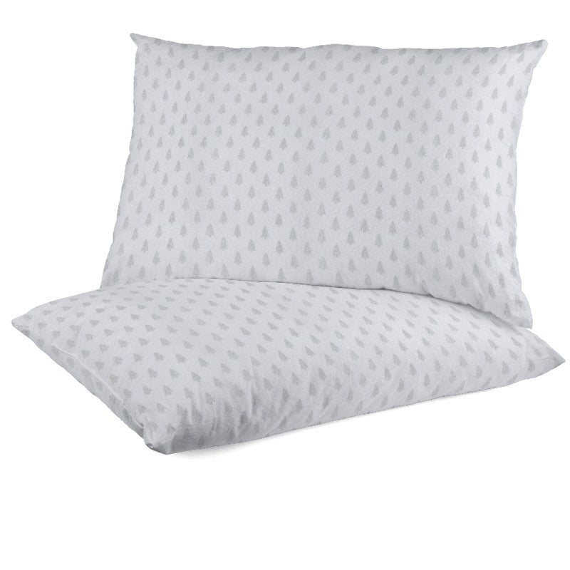 Poplin Christmas Firs Silver - Ribes y Casals
