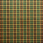 Fabric Christmas Checks Dark Green Background - Ribes y Casals