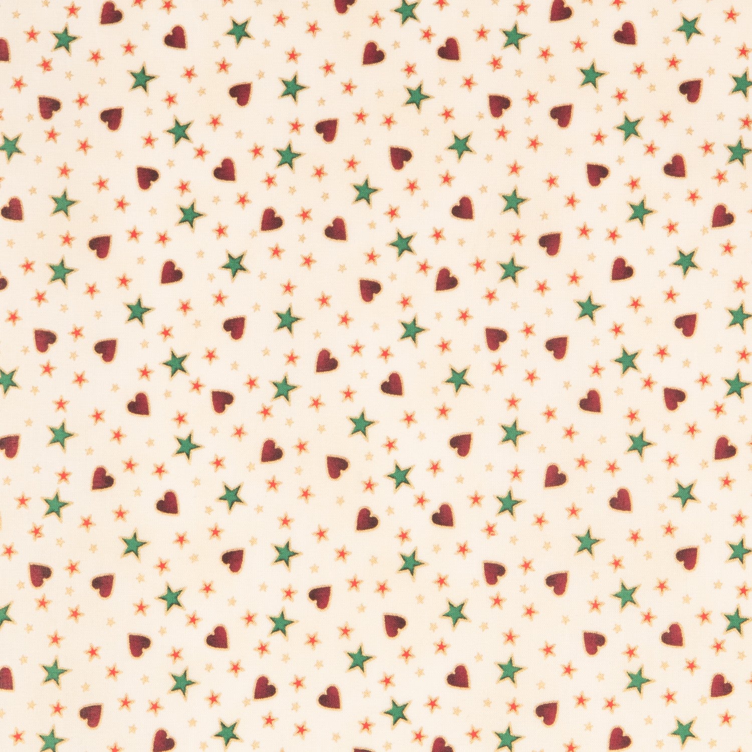 Poplin Christmas Love Ecru - Ribes y Casals