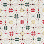 Christmas Poplin Mosaic Ecru - Ribes y Casals