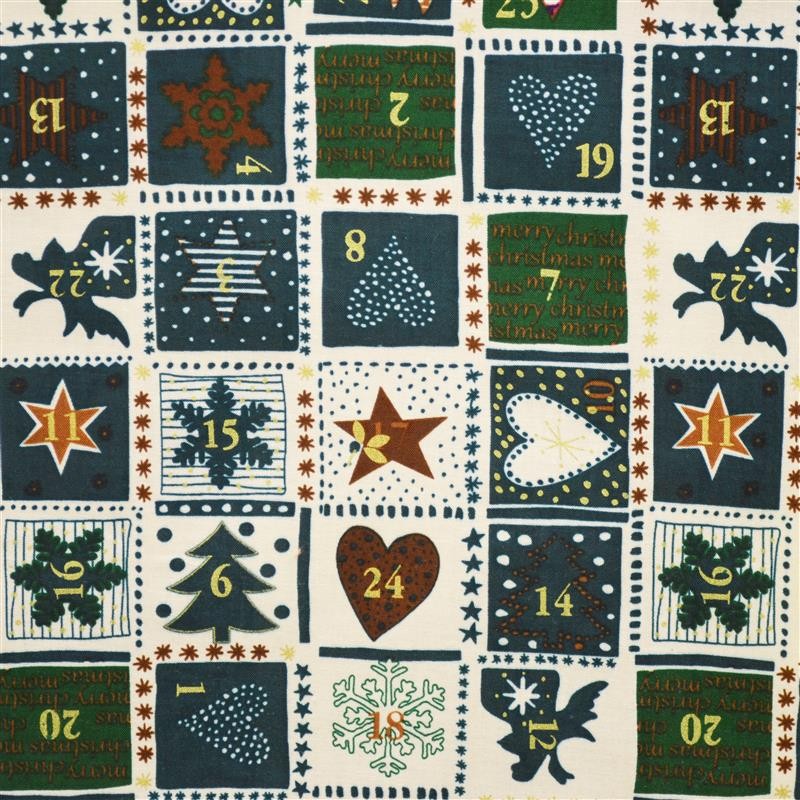 Christmas Poplin Numbers - Ribes y Casals