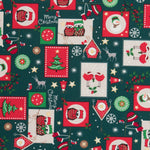 Poplin Christmas Green - Ribes y Casals