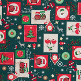 Poplin Christmas Green - Ribes y Casals
