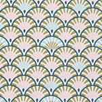 Patchwork Poplin Colorful Fans - Ribes y Casals