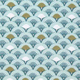 Patchwork Poplin Turquoise Mill - Ribes y Casals