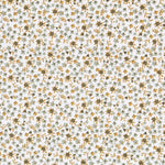 Patchwork Poplin Flowers Ocher - Ribes y Casals