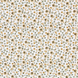 Patchwork Poplin Flowers Ocher - Ribes y Casals