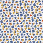 Patchwork Poplin Blue Knots - Ribes y Casals