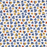 Patchwork Poplin Blue Knots - Ribes y Casals