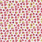 Patchwork Poplin Coral Knots - Ribes y Casals
