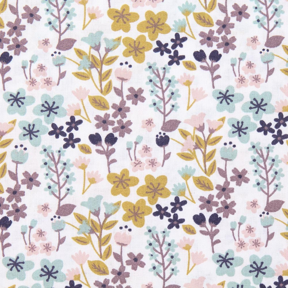 Patchwork Poplin Nature Multicolor - Ribes y Casals