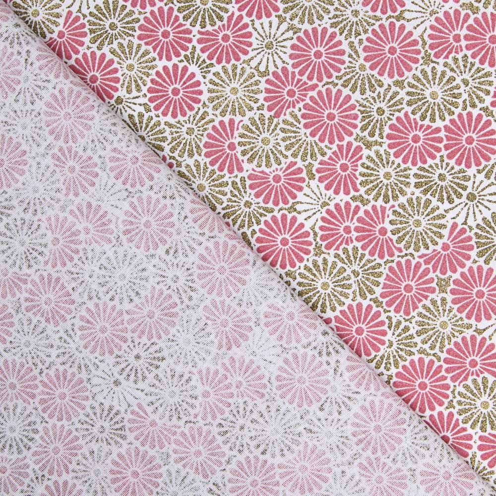 Poplin Patchwork Nikki Coral - Ribes y Casals