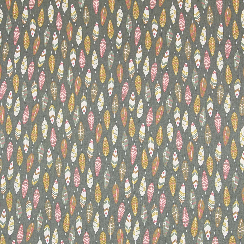Poplin Patchwork Dark Green Feather - Ribes y Casals