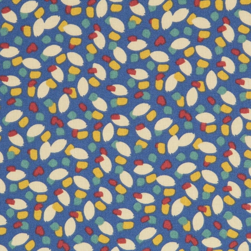 Poplin Fabric Blue Petals - Ribes y Casals