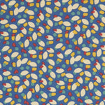 Poplin Fabric Blue Petals - Ribes y Casals