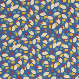Poplin Fabric Blue Petals - Ribes y Casals