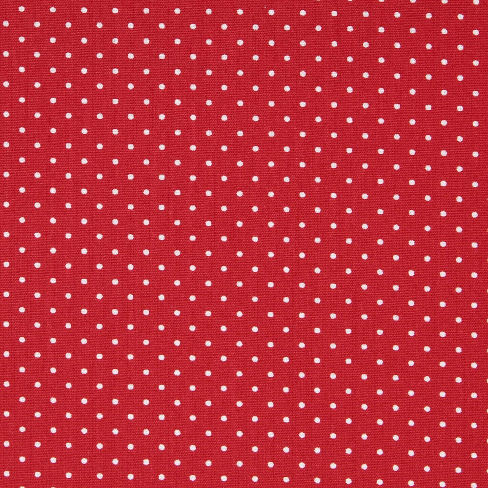 Red Poplin Tiny Dots - Ribes y Casals
