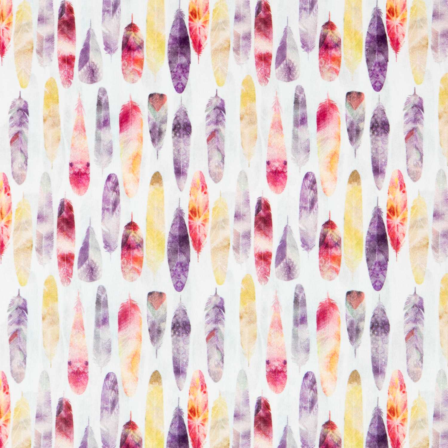 Poplin Cotton Feathers Blue - Ribes y Casals